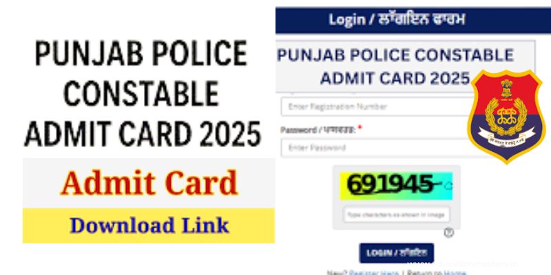 Punjab Police Constable Admit Card 2025